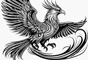 phoenix tattoo idea