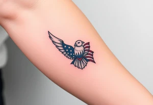 Patriotic, American tattoo idea