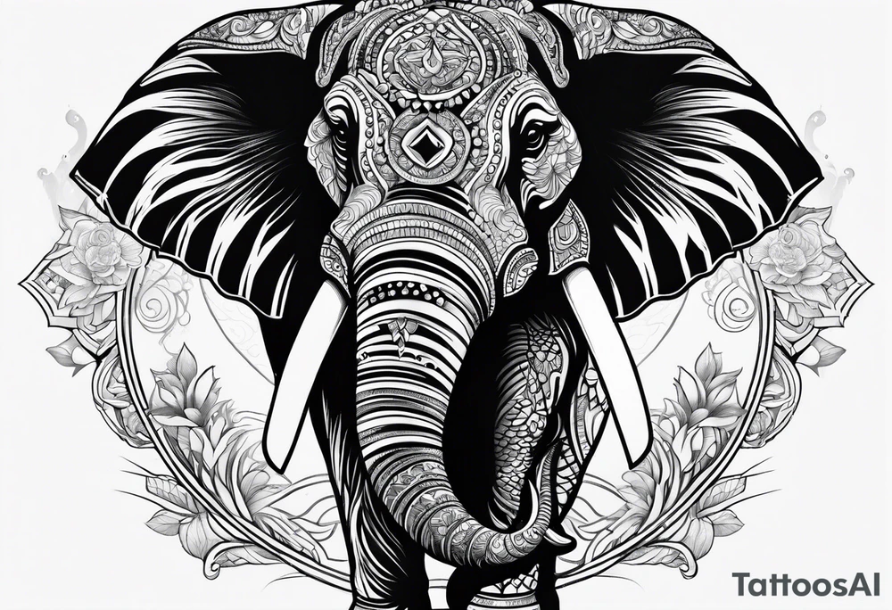 Elephant tattoo idea