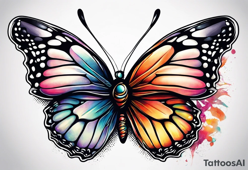 butterfly tattoo idea