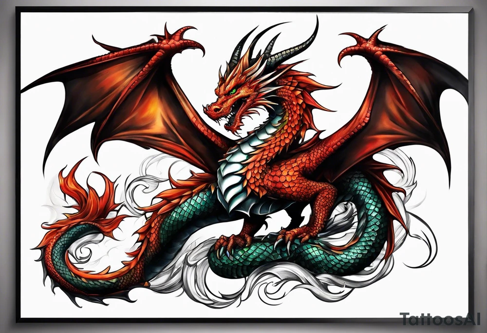 dragon tattoo idea