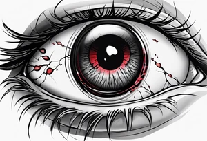 Sharingan eyes tattoo idea