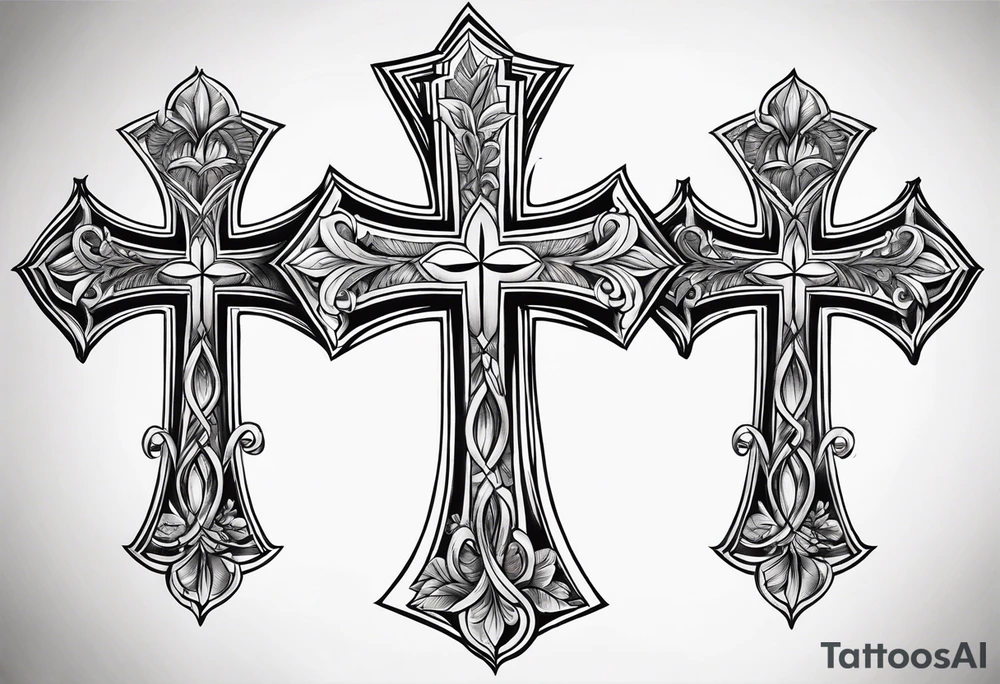 cross tattoo idea