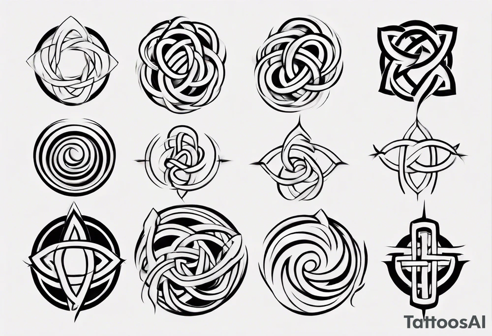 Prime knot 6,1 but very simple and clean tattoo idea