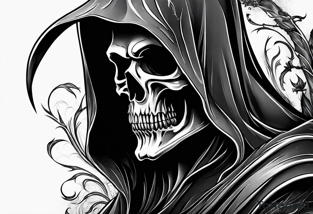 GRIM REAPER
WITH SMOKE tattoo idea