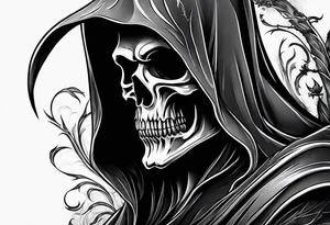 GRIM REAPER
WITH SMOKE tattoo idea