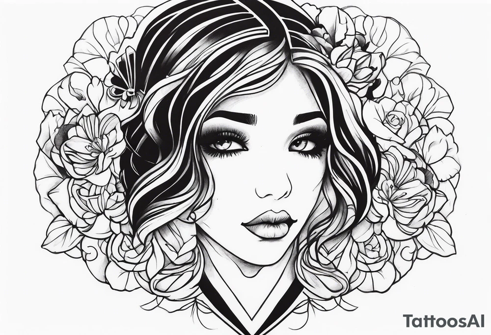Girl dad dedication tattoo idea