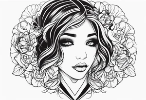 Girl dad dedication tattoo idea