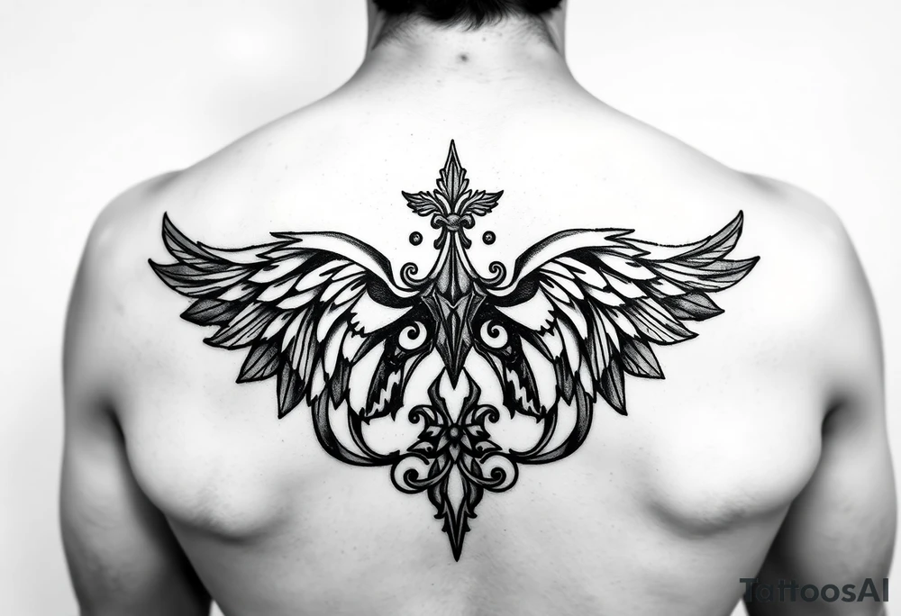 Feminine sexy back tattoo tattoo idea