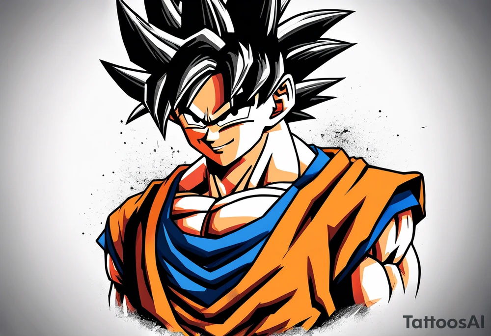 Son goku tattoo idea