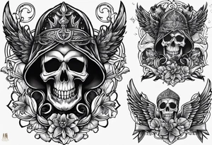 Necromancer small tattoo idea