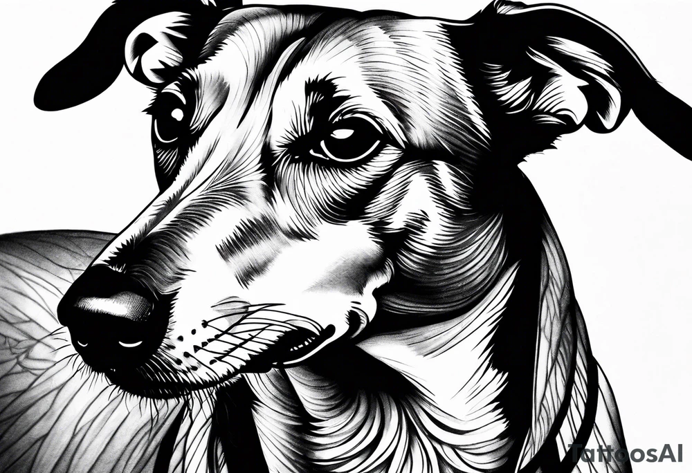 Greyhound tattoo idea