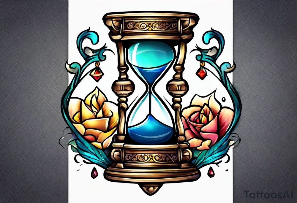 Hourglass tattoo idea
