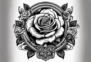basketball , detroit , roses , virgo tattoo idea
