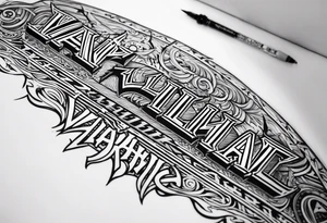 Valhalla fallen warrior tattoo idea