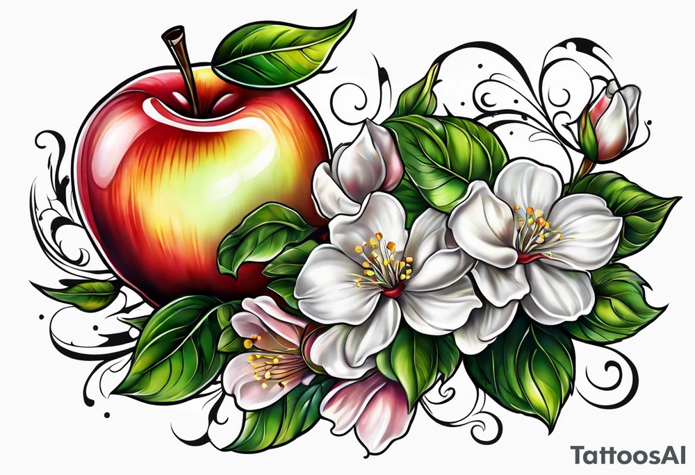 Apple tattoo idea