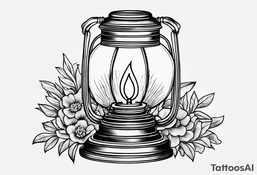 Lamp of florence nightingale tattoo idea