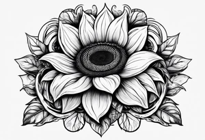 infinity symbol with Sunflower 
I tattoo idea