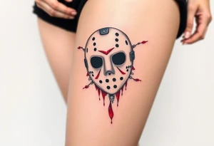 Friday the 13th horror tattoo tattoo idea