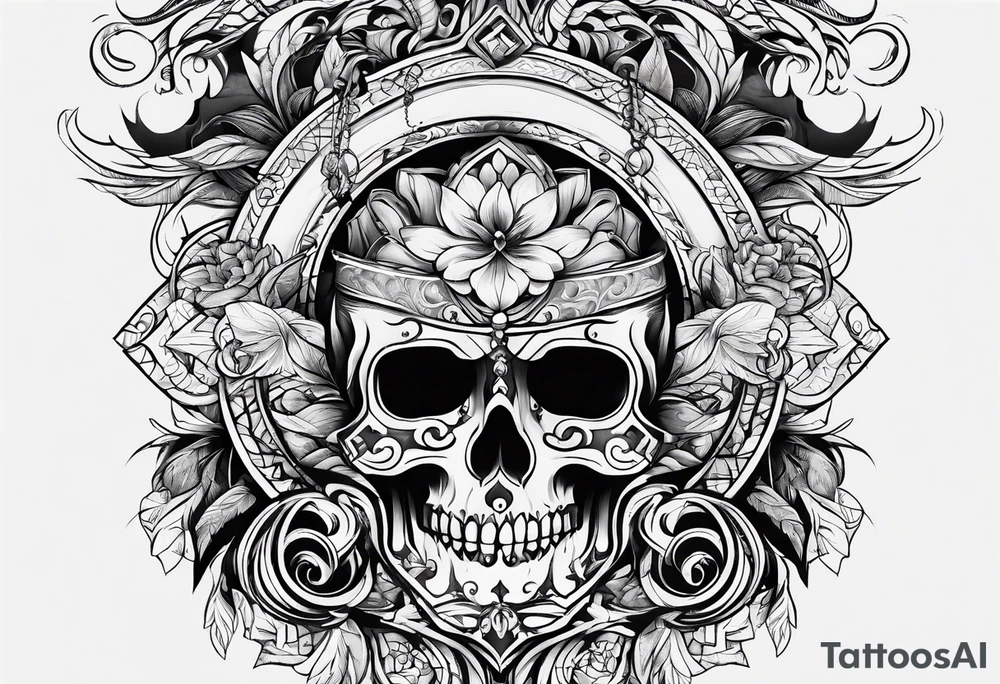 Chest tattoo tattoo idea