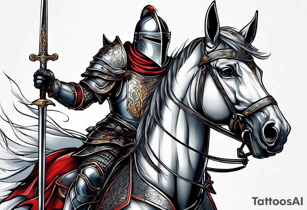 Knight tattoo idea