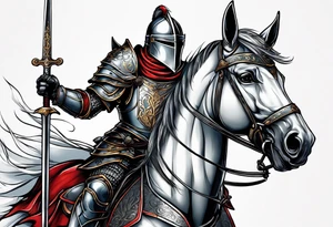Knight tattoo idea