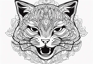 Cat meow tattoo idea