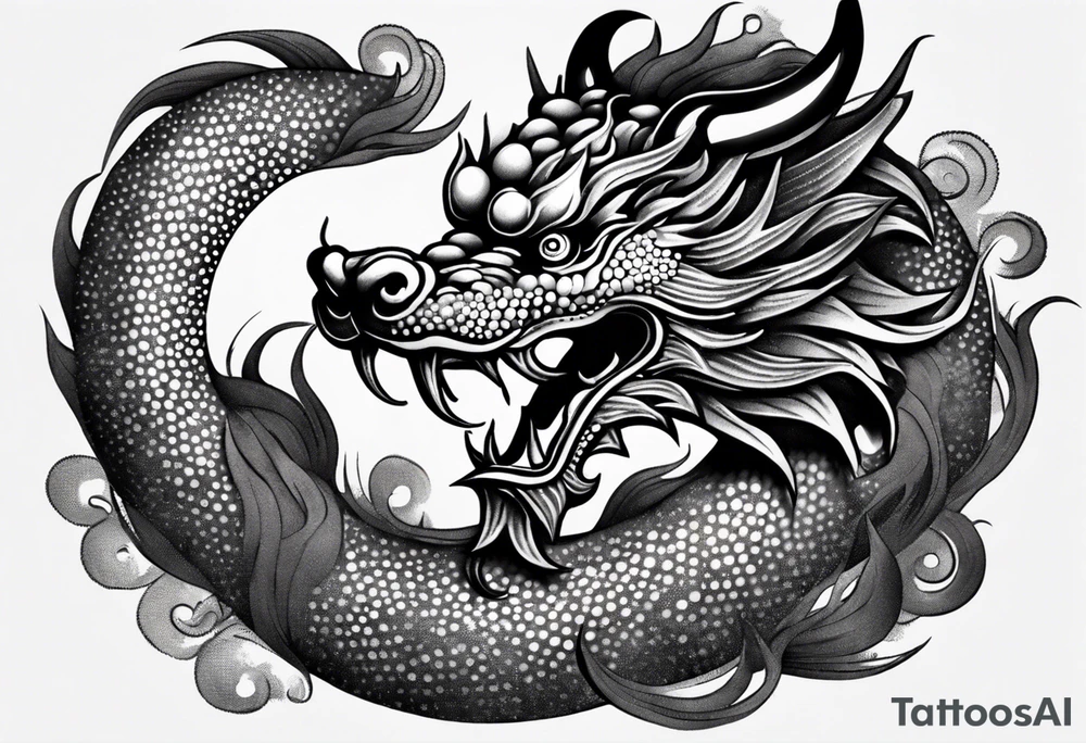 Traditional Chinese Dragon tattoo idea