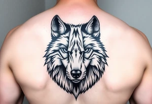 Wolf tattoo idea