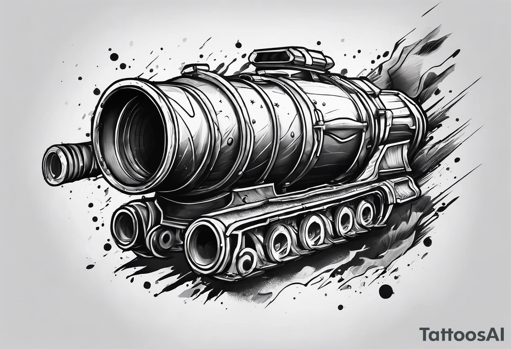AT4 rocket launcher tattoo idea