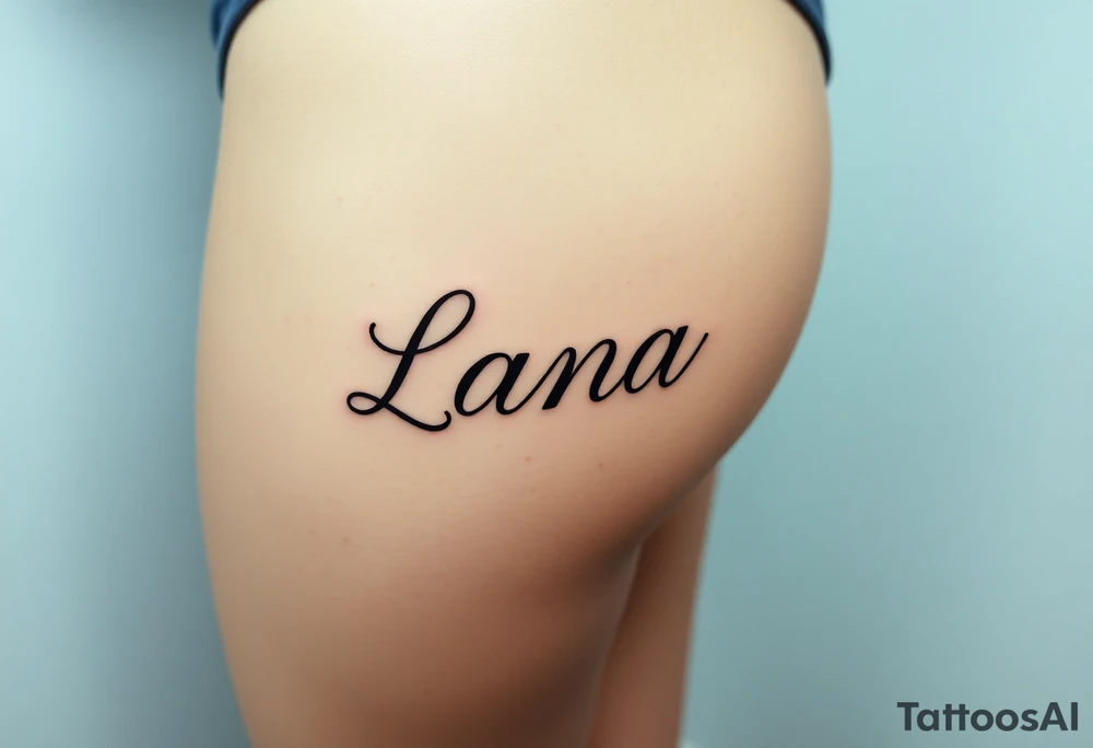 Lana tattoo idea