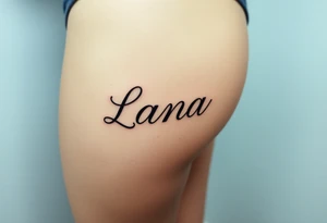 Lana tattoo idea