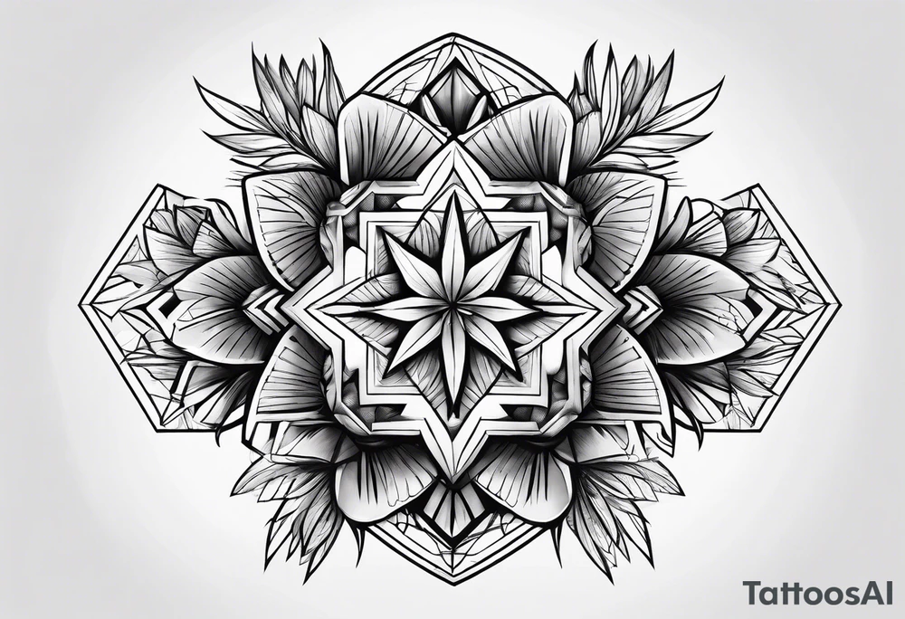 polygonal samoa tattoo idea