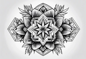 polygonal samoa tattoo idea