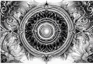 electromagnetic wave, diffraction phenomena, physics tattoo idea