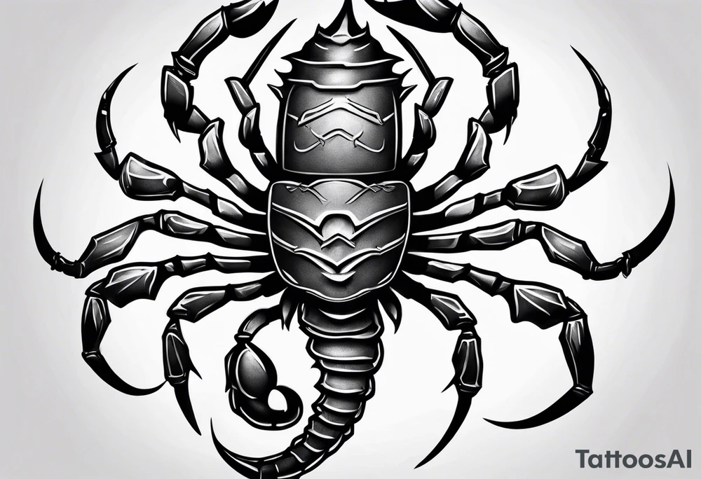 Scorpion tattoo idea