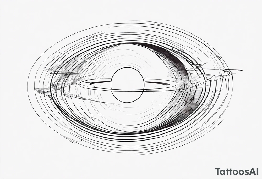 Wormhole events horizon tattoo idea
