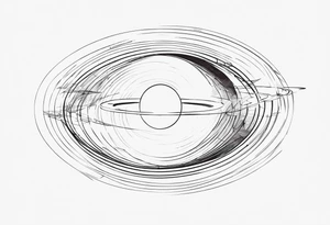 Wormhole events horizon tattoo idea