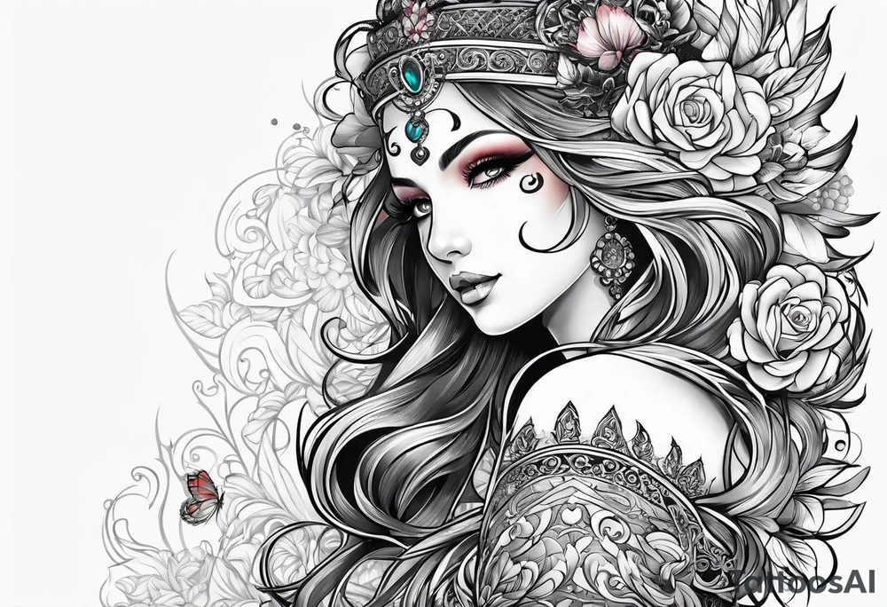 filigree tattoo idea