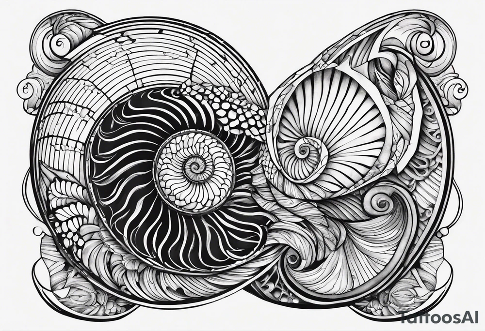 Nautilus tattoo idea
