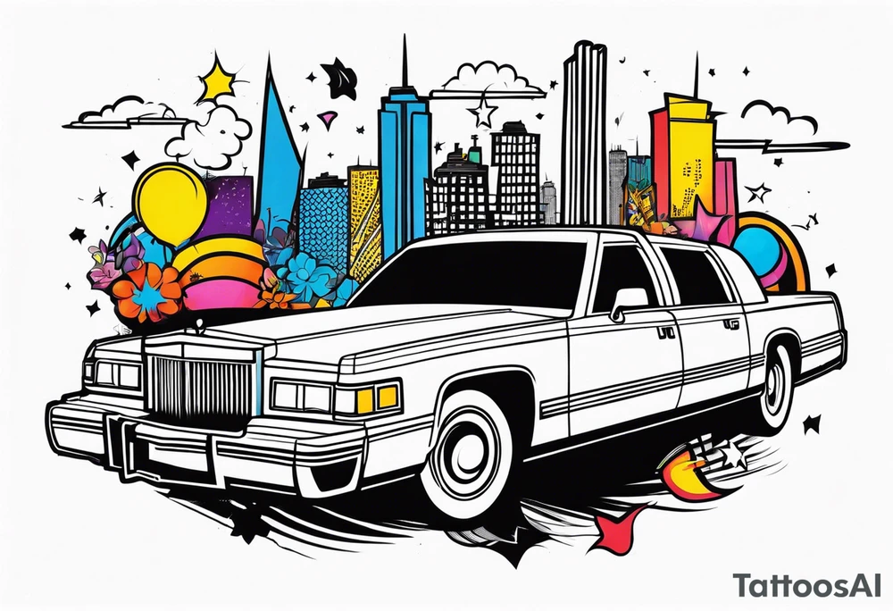 1995 town car tattoo idea