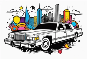 1995 town car tattoo idea