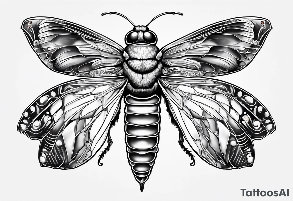 Cicada tattoo idea