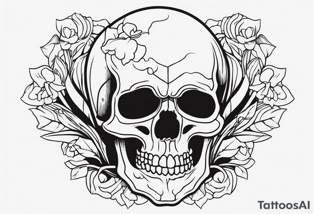 skull tattoo idea