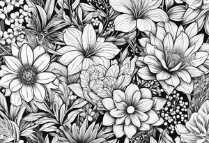 Pilbara region native plants and flowers, Kimberley region native plants and flowers tattoo idea