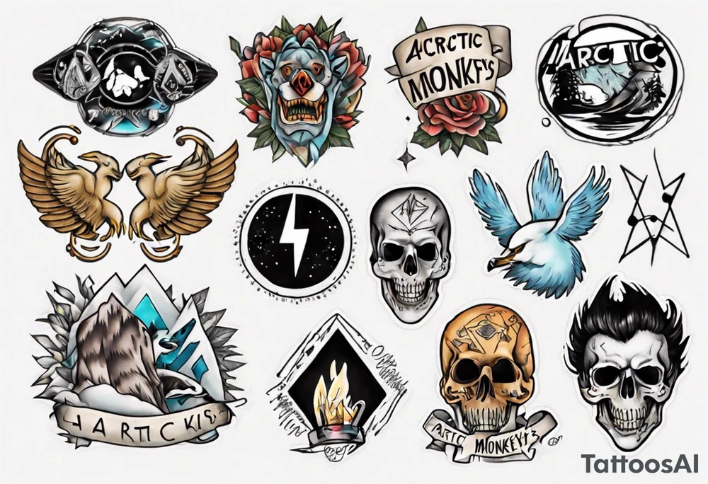 arctic monkeys tattoo idea