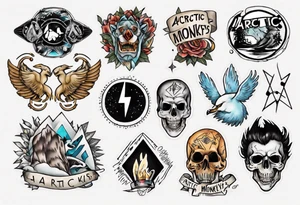 arctic monkeys tattoo idea