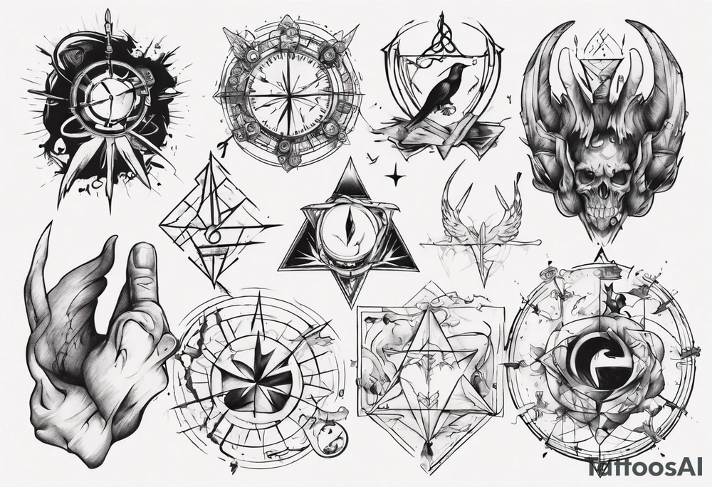 Friendship graph tattoo idea