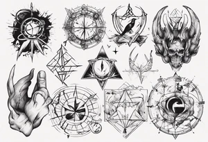 Friendship graph tattoo idea