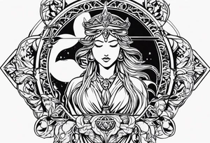 Ladyjustice tattoo idea